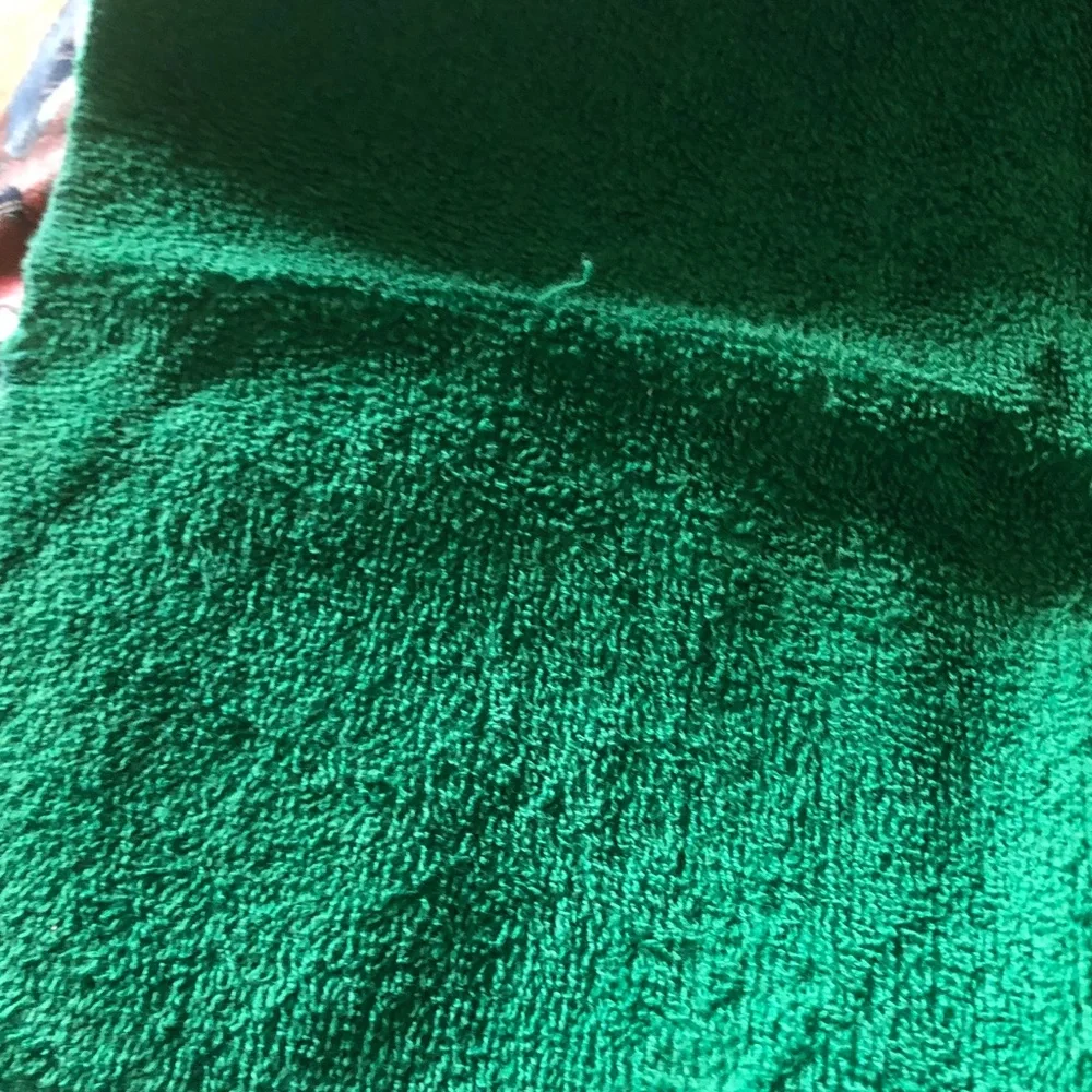 Green Plush - Vibrant Emerald wash cloth